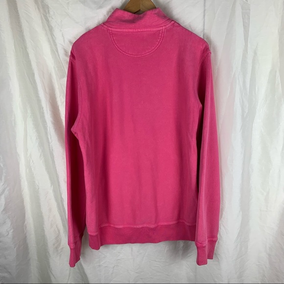 Stussy Quarter Zip Sweater in Neon Pink - Picture 6 of 7